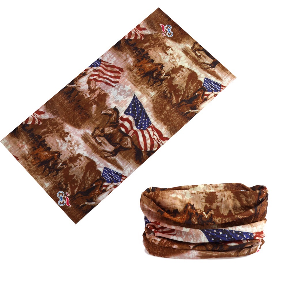 Multi-function Headwear/ Face Mask - USA Cavalry